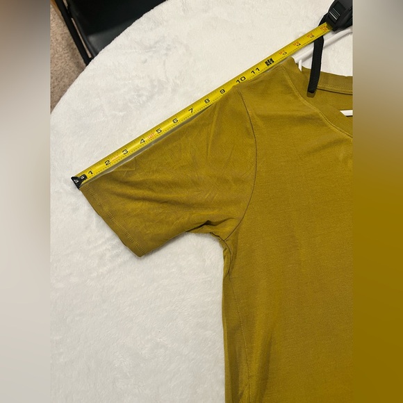 Zenana Brand Short Sleeve Green/Yellow Tunic Top - Size Large - Brand New - Picture 7 of 8